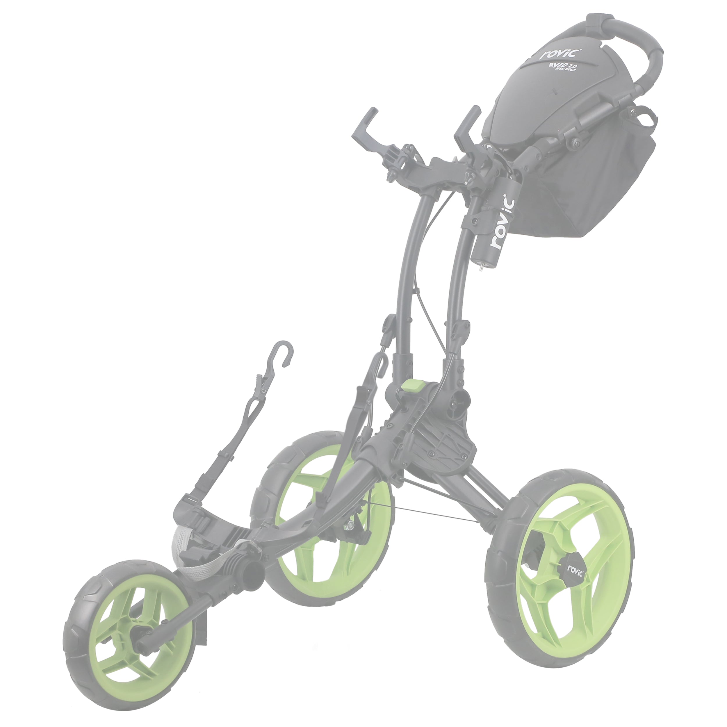 Clicgear rovic RV1C ゴルフ用プッシュカート 3輪 シルバー ジオテックゴルフ公式通販サイト / ロビック RV1C (コンパクト) 2.0