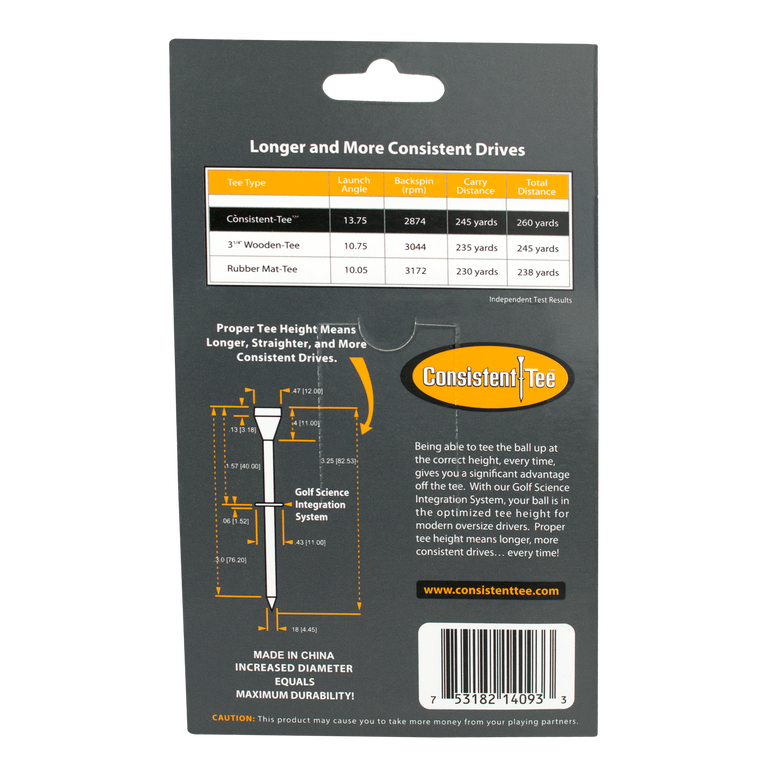 Consistent Tee Golf Tees