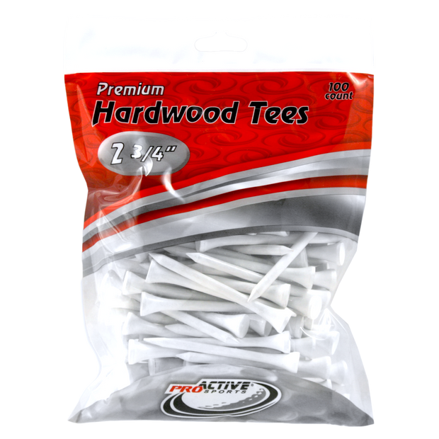 2 3/4" Wood Golf Tees - 100 Pack