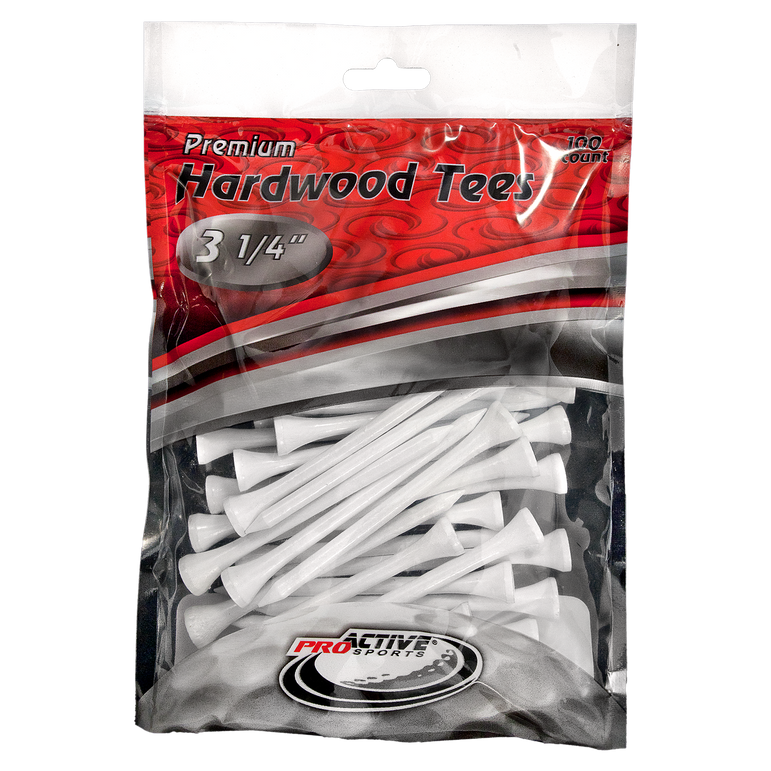3 1/4" Wood Golf Tees - 100 Pack