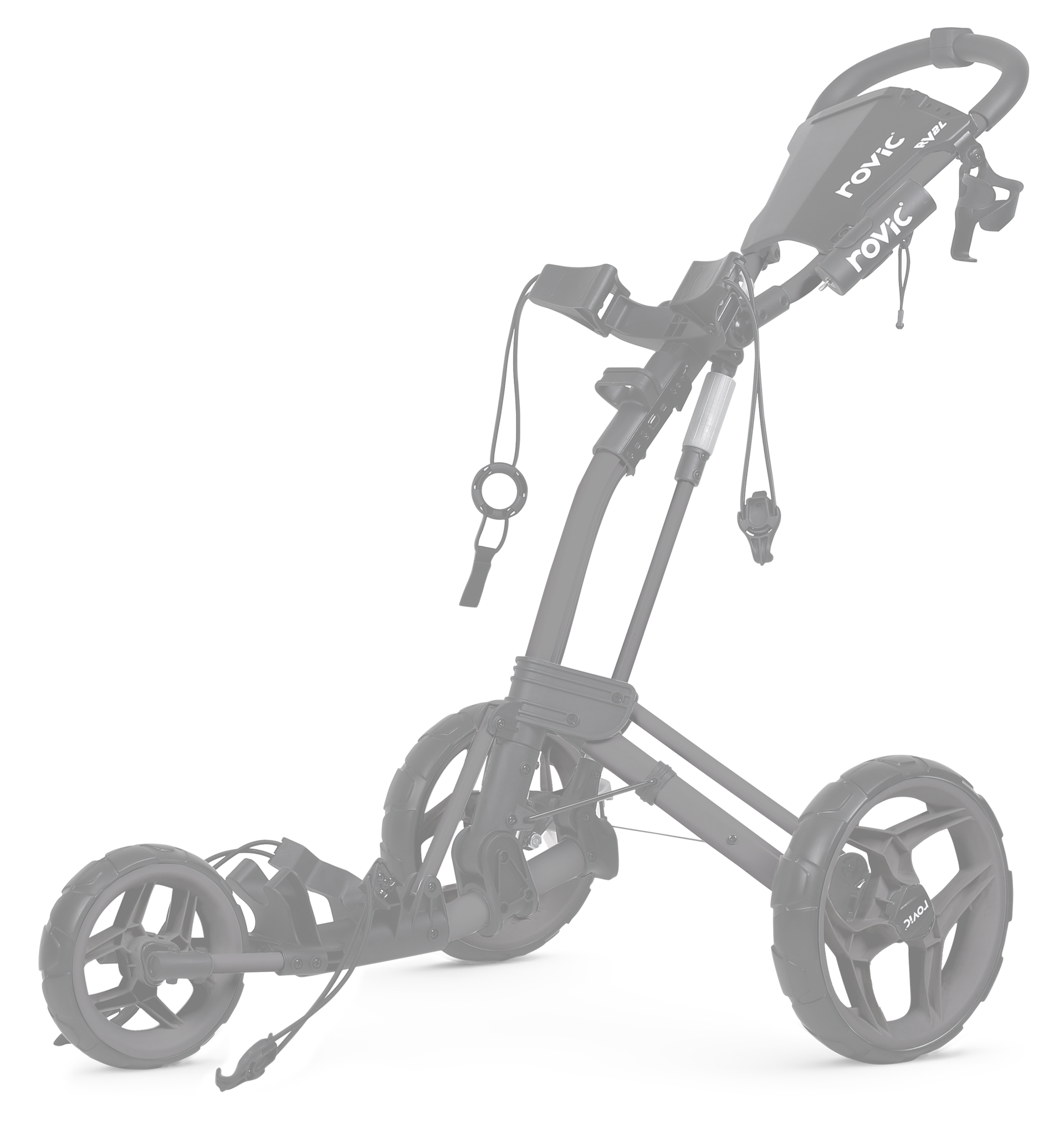 ClicGear Rovic RV3F ゴルフカート ブラック Rovic - Pushcarts - RV3F