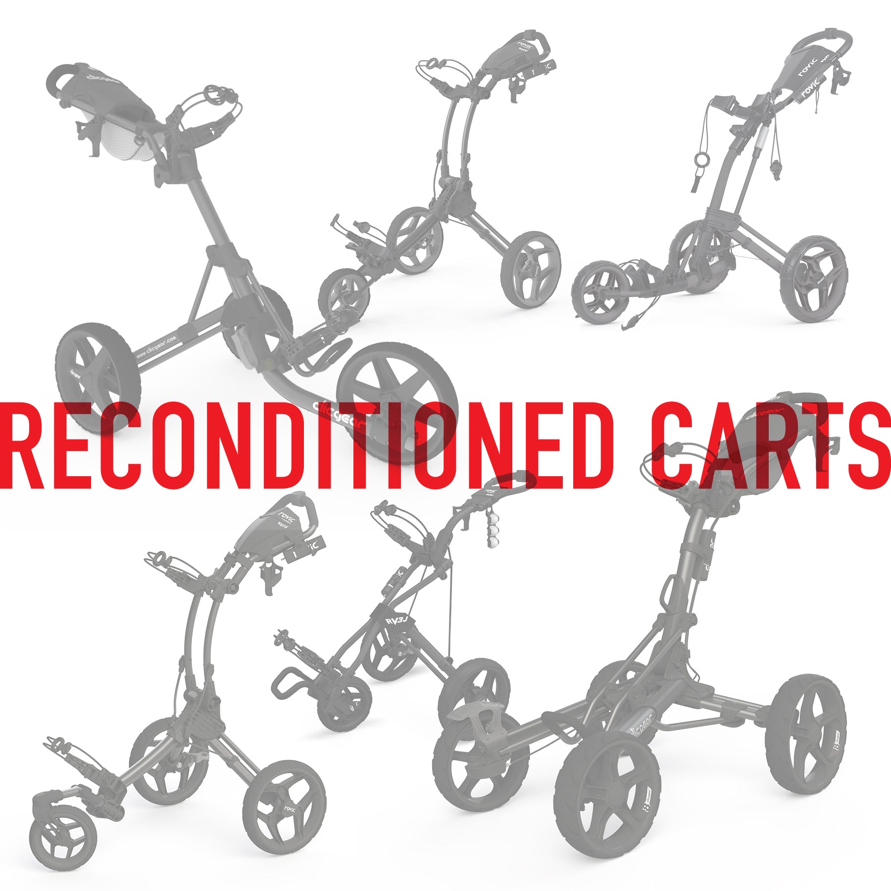 Reconditioned Clicgear / Rovic Carts - CLICGEAR | ROVIC USA